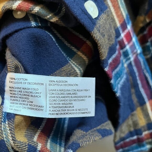 U.S Polo Assn cotton Plaid collar button up shirt Sz S - Picture 6 of 8